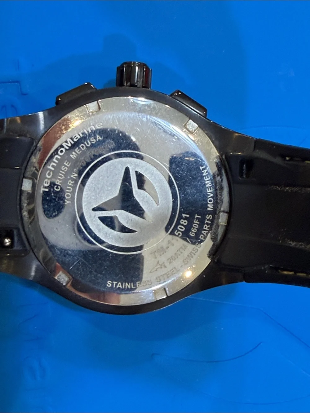 Technomarine Black and White Chronograph Sport Watch